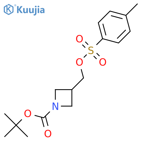 tert-butyl 3-{[(4-methylbenzenesulfonyl)oxy]methyl}azetidine-1-carboxylate structure