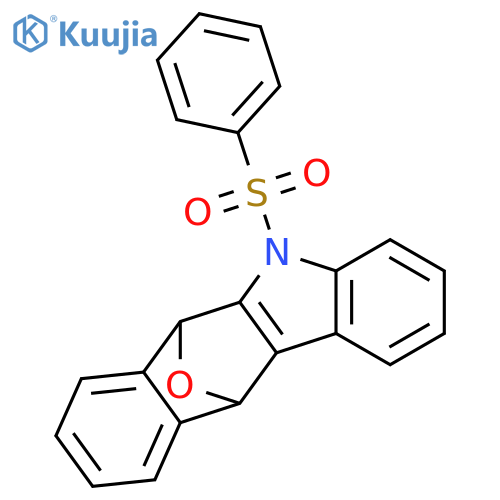 6,11-Epoxy-5H-benzo[b]carbazole, 6,11-dihydro-5-(phenylsulfonyl)- structure