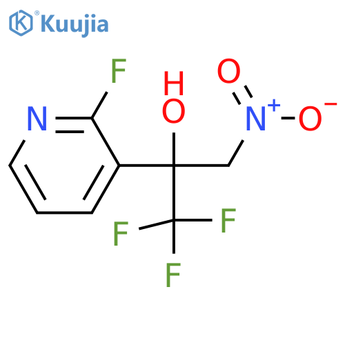 1,1,1-Trifluoro-2-(2-fluoropyridin-3-yl)-3-nitropropan-2-ol structure