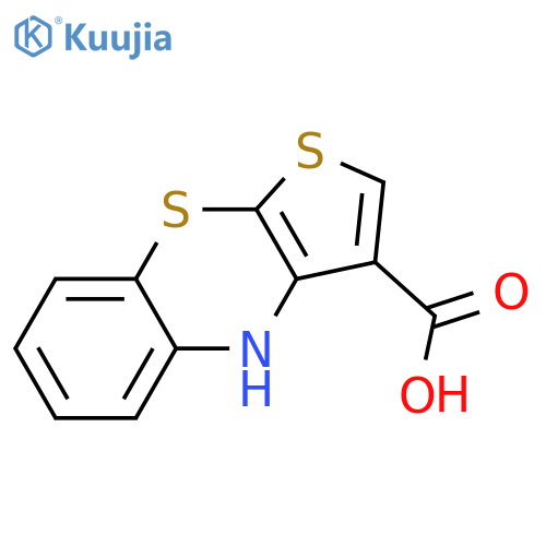 4H-THIENO[2,3-B][1,4]BENZOTHIAZINE-3-CARBOXYLIC ACID structure