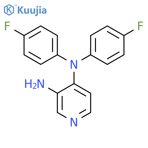 3,4-Pyridinediamine, N4,N4-bis(4-fluorophenyl)- structure