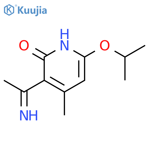 2(1H)-Pyridinone, 3-(1-iminoethyl)-4-methyl-6-(1-methylethoxy)- structure