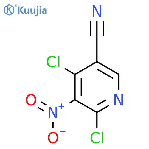 3-Pyridinecarbonitrile, 4,6-dichloro-5-nitro- structure