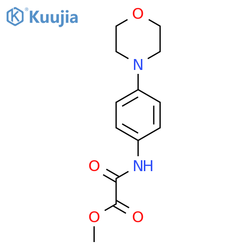 methyl 2-(4-morpholinophenylamino)-2-oxoacetate structure