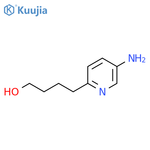 5-amino-2-Pyridinebutanol structure
