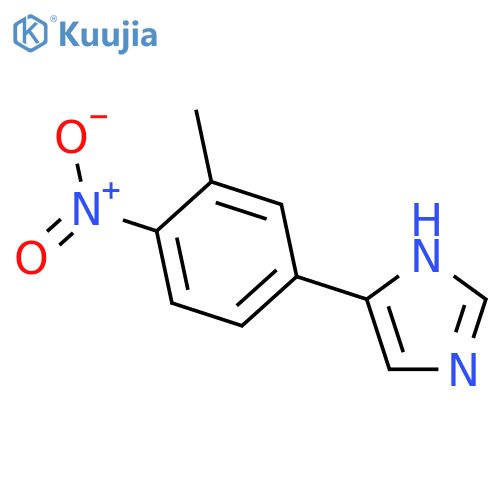 4-(3-methyl-4-nitrophenyl)-1H-imidazole structure