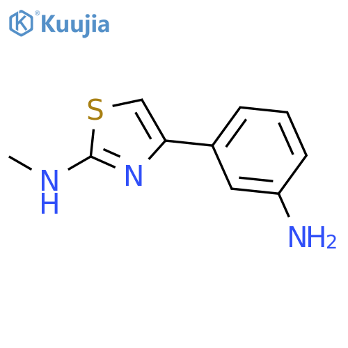 2-Thiazolamine, 4-(3-aminophenyl)-N-methyl- structure