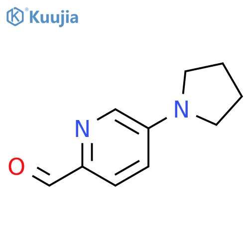 5-(pyrrolidin-1-yl)pyridine-2-carbaldehyde structure