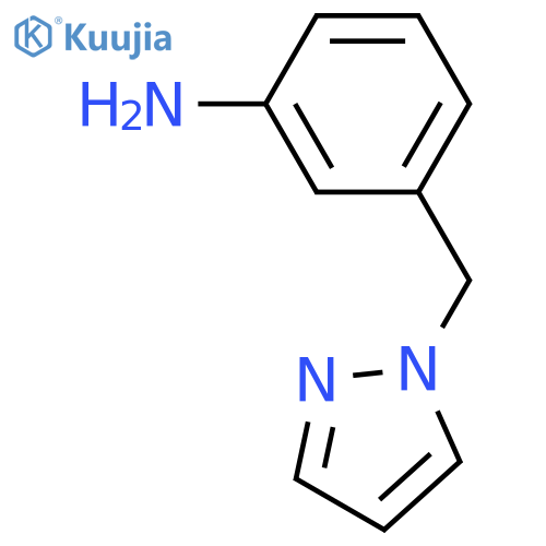 3-(1H-Pyrazol-1-ylmethyl)aniline structure