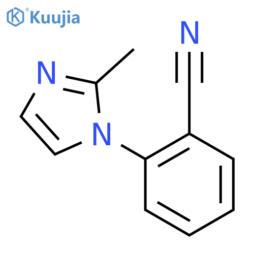 2-(2-Methyl-1H-imidazol-1-yl)benzonitrile structure