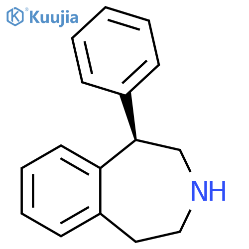 1H-3-Benzazepine, 2,3,4,5-tetrahydro-1-phenyl-, (1R)- structure