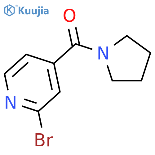 2-Bromo-4-(1-Pyrrolidinylcarbonyl)Pyridine structure