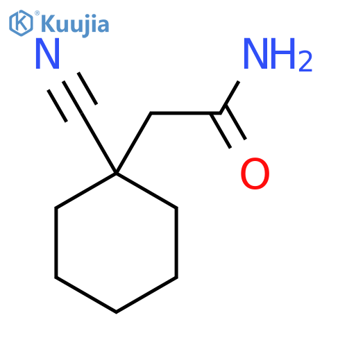 1-Cyanocyclohexaneacetamide structure