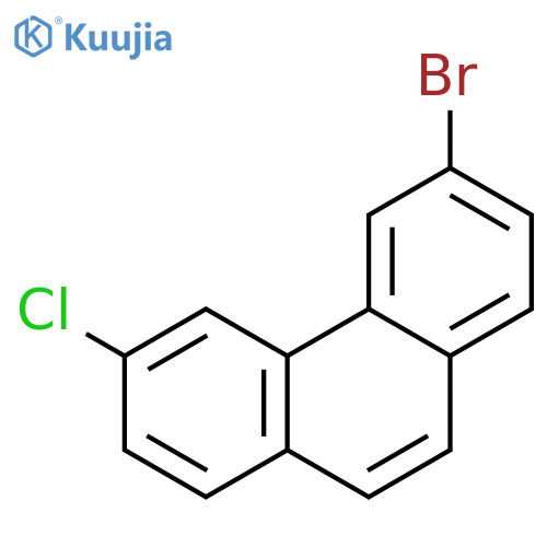 3-bromo-6-chlorophenanthrene structure