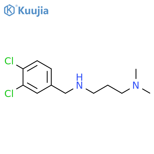 (3,4-Dichlorophenyl)methyl3-(dimethylamino)propylamine structure