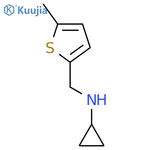 N-(5-methyl-2-thienyl)methylcyclopropanamine hydrochloride structure