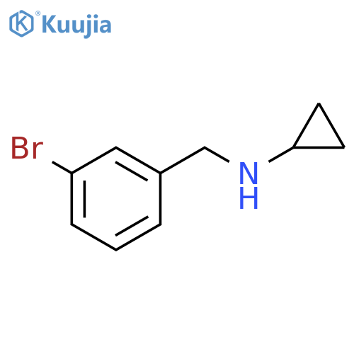 N-(3-bromophenyl)methylcyclopropanamine structure