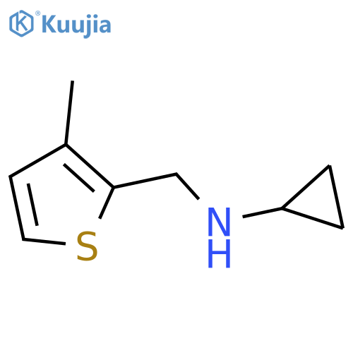 N-(3-METHYL-2-THIENYL)METHYLCYCLOPROPANAMINE structure