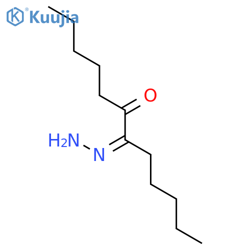 6,7-Dodecanedione, monohydrazone structure