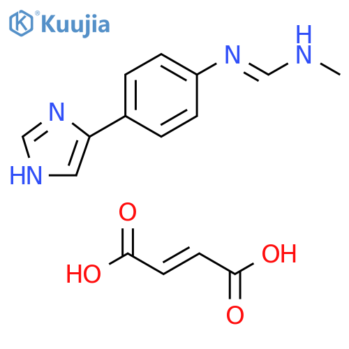 Methanimidamide, N-[4-(1H-imidazol-4-yl)phenyl]-N'-methyl-, (2E)-2-butenedioate (2:3) (9CI) structure