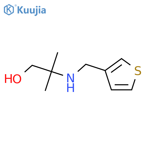 2-methyl-2-{(thiophen-3-yl)methylamino}propan-1-ol structure