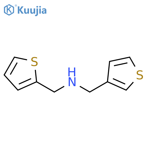 (thiophen-2-yl)methyl(thiophen-3-yl)methylamine structure