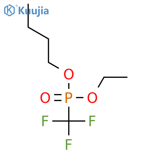 Phosphonic acid, (trifluoromethyl)-, butyl ethyl ester structure