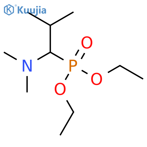 Phosphonic acid, [1-(dimethylamino)-2-methylpropyl]-,diethyl ester (9CI) structure