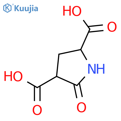 2,4-Pyrrolidinedicarboxylic acid, 5-oxo- structure