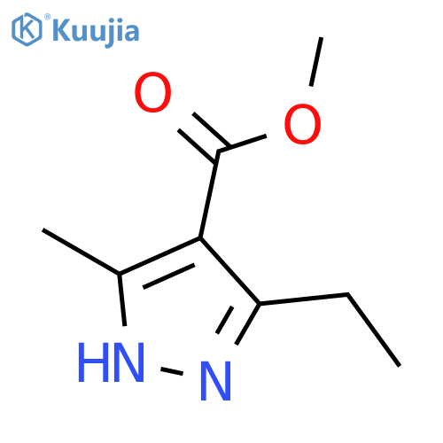 methyl 5-ethyl-3-methyl-1H-pyrazole-4-carboxylate structure