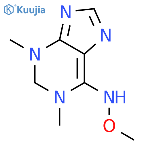 2,3-dihydro-N-methoxy-1,3-dimethyl-1H-Purin-6-amine structure