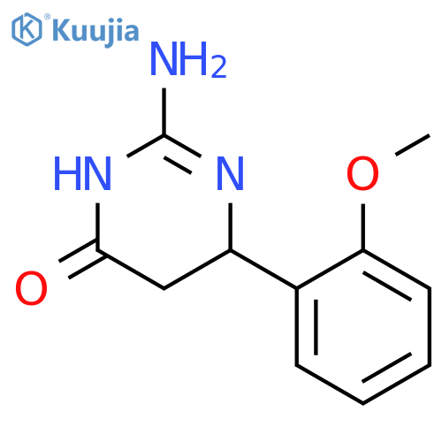 2-amino-4-(2-methoxyphenyl)-4,5-dihydro-1H-pyrimidin-6-one structure