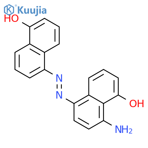 1-Naphthalenol, 8-amino-5-[(5-hydroxy-1-naphthalenyl)azo]- structure