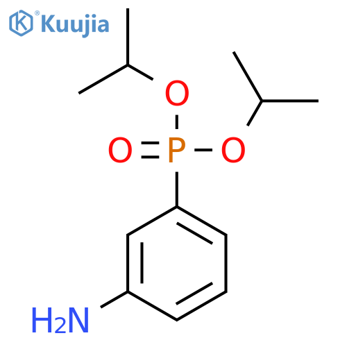 PHOSPHONIC ACID, (3-AMINOPHENYL)-, BIS(1-METHYLETHYL) ESTER structure