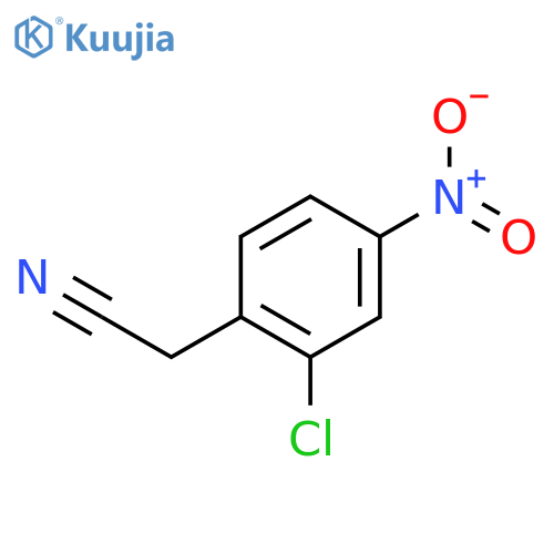 Benzeneacetonitrile,2-chloro-4-nitro- structure
