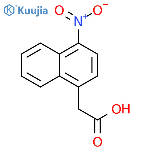 4-Nitro-1-naphthaleneacetic Acid structure