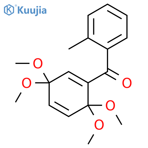 Methanone, (2-methylphenyl)(3,3,6,6-tetramethoxy-1,4-cyclohexadien-1-yl)- structure