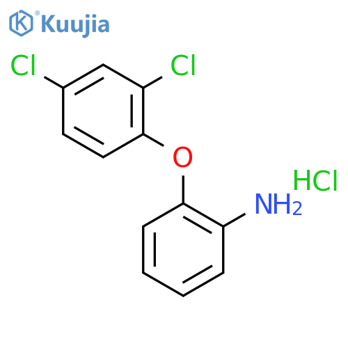 2-(2,4-Dichlorophenoxy)aniline hydrochloride structure