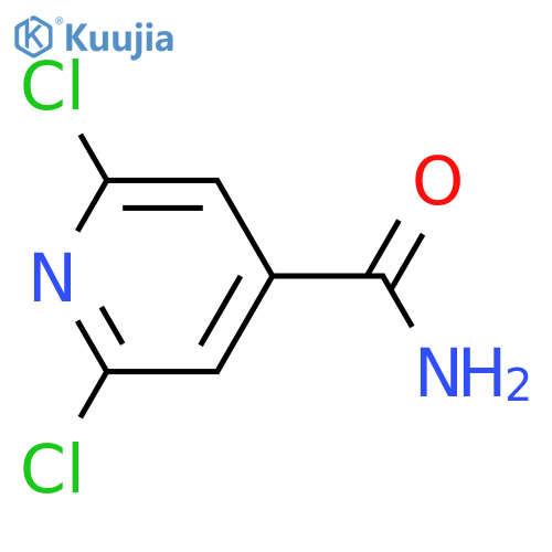 2,6-Dichloroisonicotinamide structure