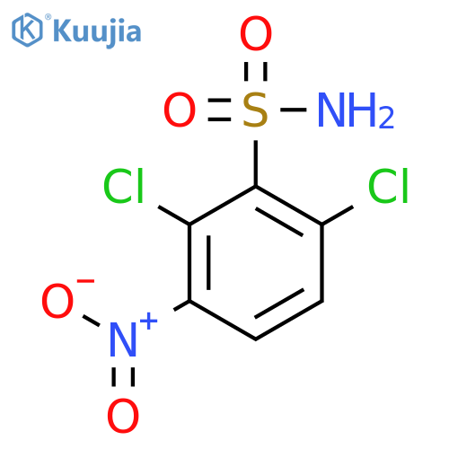 2,6-Dichloro-3-nitrobenzene-1-sulfonamide structure