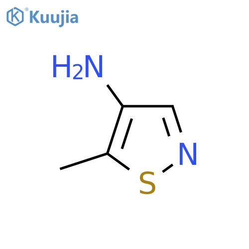 5-methyl-1,2-thiazol-4-amine structure