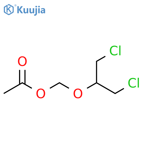 ((1,3-Dichloropropan-2-yl)oxy)methyl acetate structure