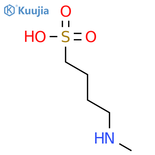 1-BUTANESULFONIC ACID, 4-(METHYLAMINO)- structure