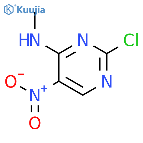 2-Chloro-N-methyl-5-nitropyrimidin-4-amine structure