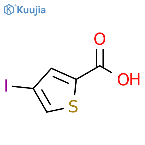 4-iodothiophene-2-carboxylic acid structure