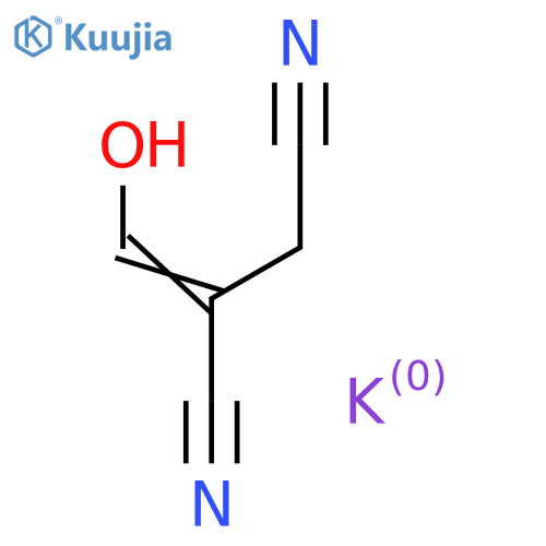 Potassium (Z)-2,3-dicyanoprop-1-en-1-olate structure