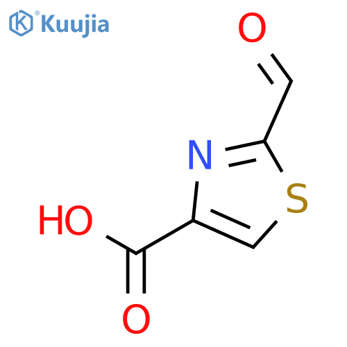 2-formyl-1,3-thiazole-4-carboxylic acid structure