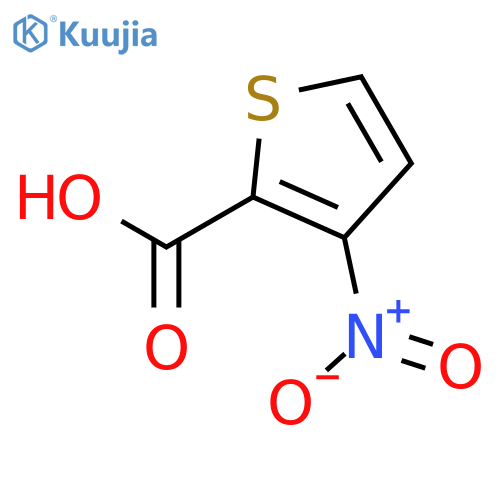 3-Nitrothiophene-2-carboxylic acid structure