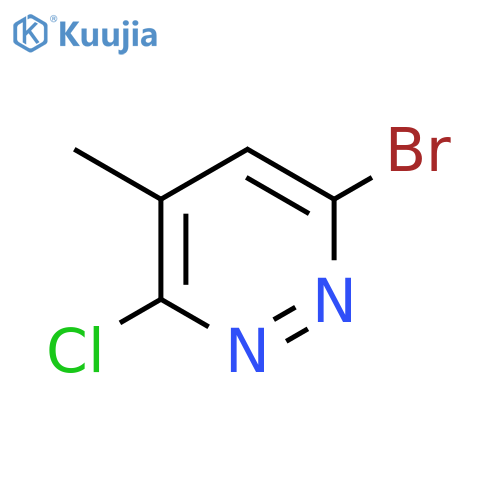 6-Bromo-3-chloro-4-methylpyridazine structure