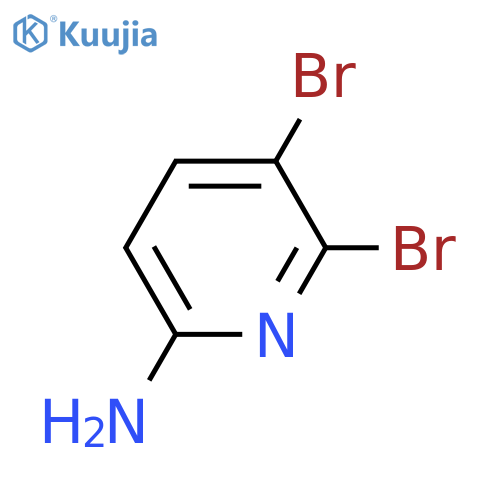 5,6-Dibromopyridin-2-amine structure